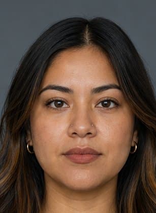 Dani, Fun Guy's lead: a woman around 29 with long dark waves, a gold nose stud and small gold hoops