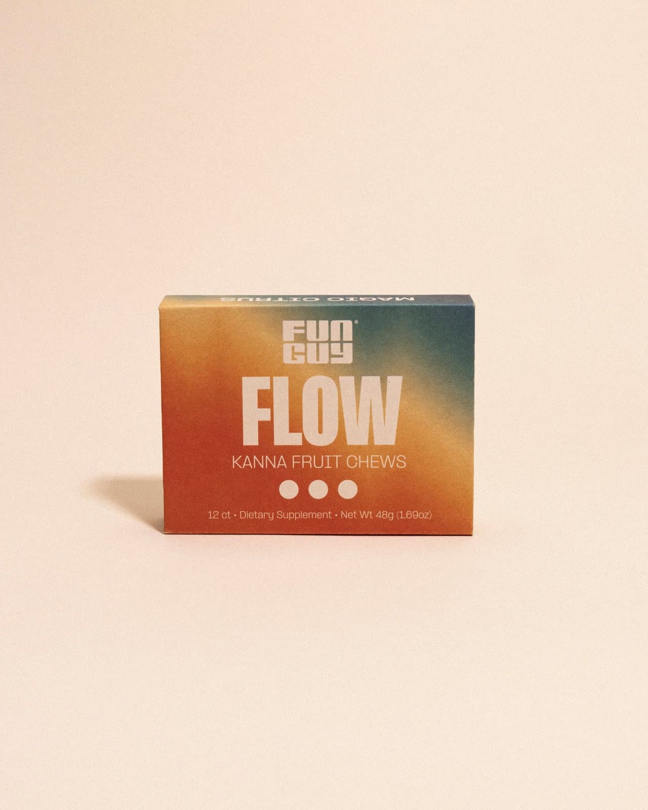 Fun Guy's own product page photo: the Flow box on a plain cream background